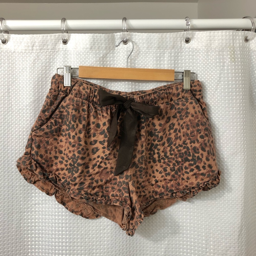 Aerie Cheetah Print Sleep Shorts